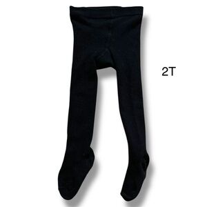 Black Kids Sweater Tights Size 2T